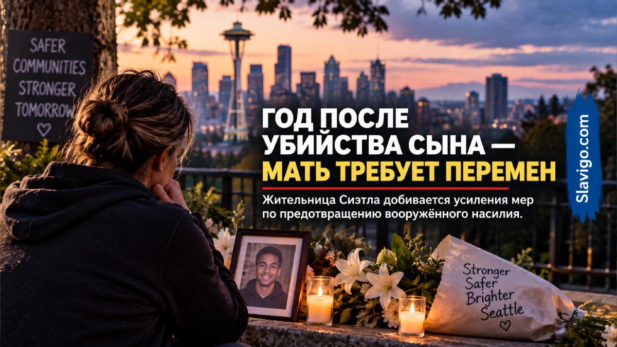 Через год после убийства сына жительница Seattle добивается усиления профилактики насилия