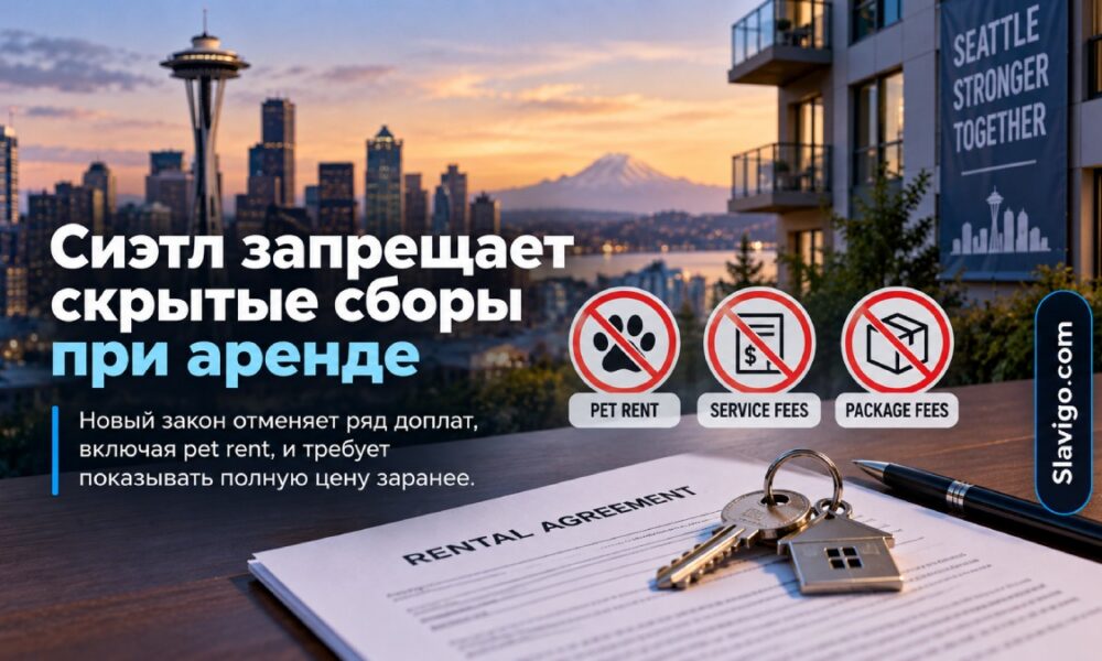 В Seattle запретили дополнительные «junk fees» при аренде жилья