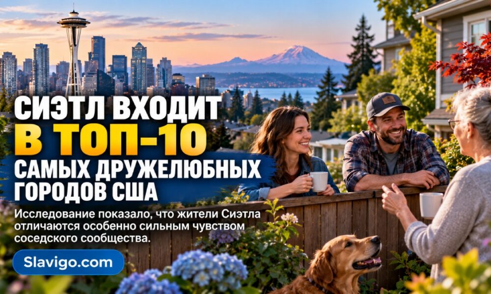 Seattle вошёл в десятку «самых соседских» городов США по исследованию Neighbor.com