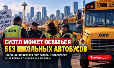Водители школьных автобусов Zum в Seattle разрешили профсоюзу объявить забастовку