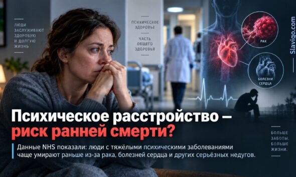 Тяжёлые психические расстройства связаны с разрывом продолжительности жизни в 15–20 лет
