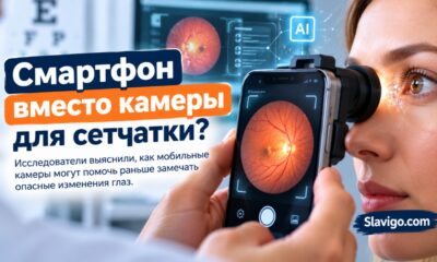 Смартфон может помочь фотографировать сетчатку, но пока не заменяет полноценный осмотр глаз