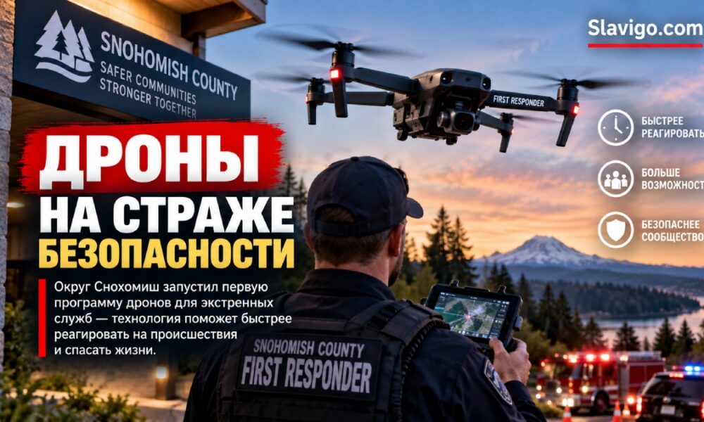 Snohomish County запустил пилотную программу дронов первого реагирования