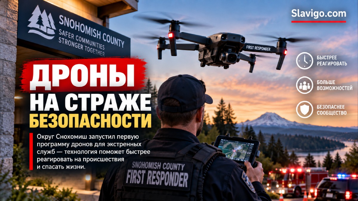 Snohomish County запустил пилотную программу дронов первого реагирования