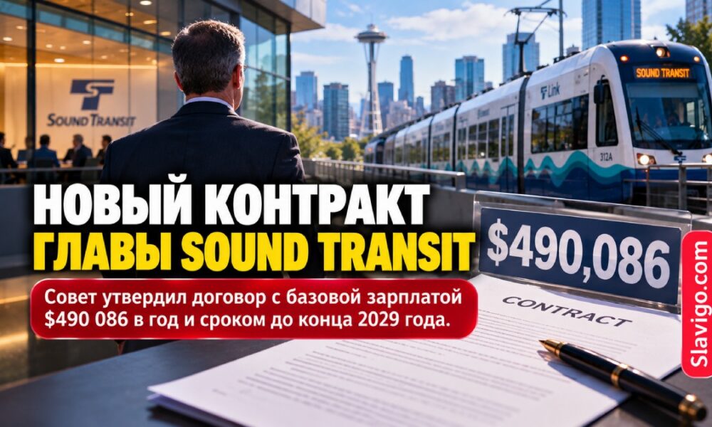 Sound Transit утвердил новый контракт CEO Dow Constantine и выплату отложенного бонуса $30 тысяч