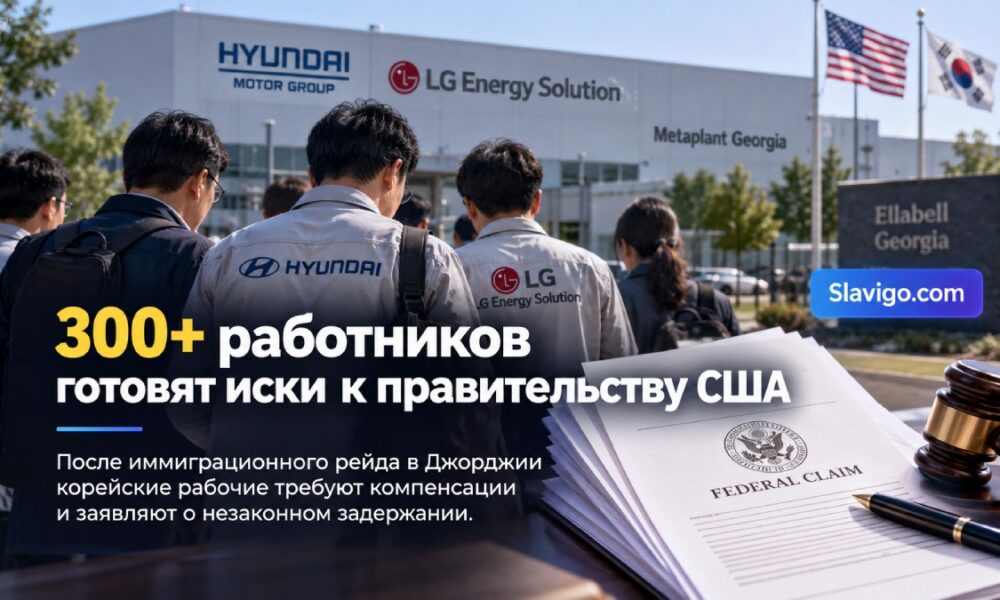 Корейские работники оспаривают действия федеральных властей после рейда в Джорджии