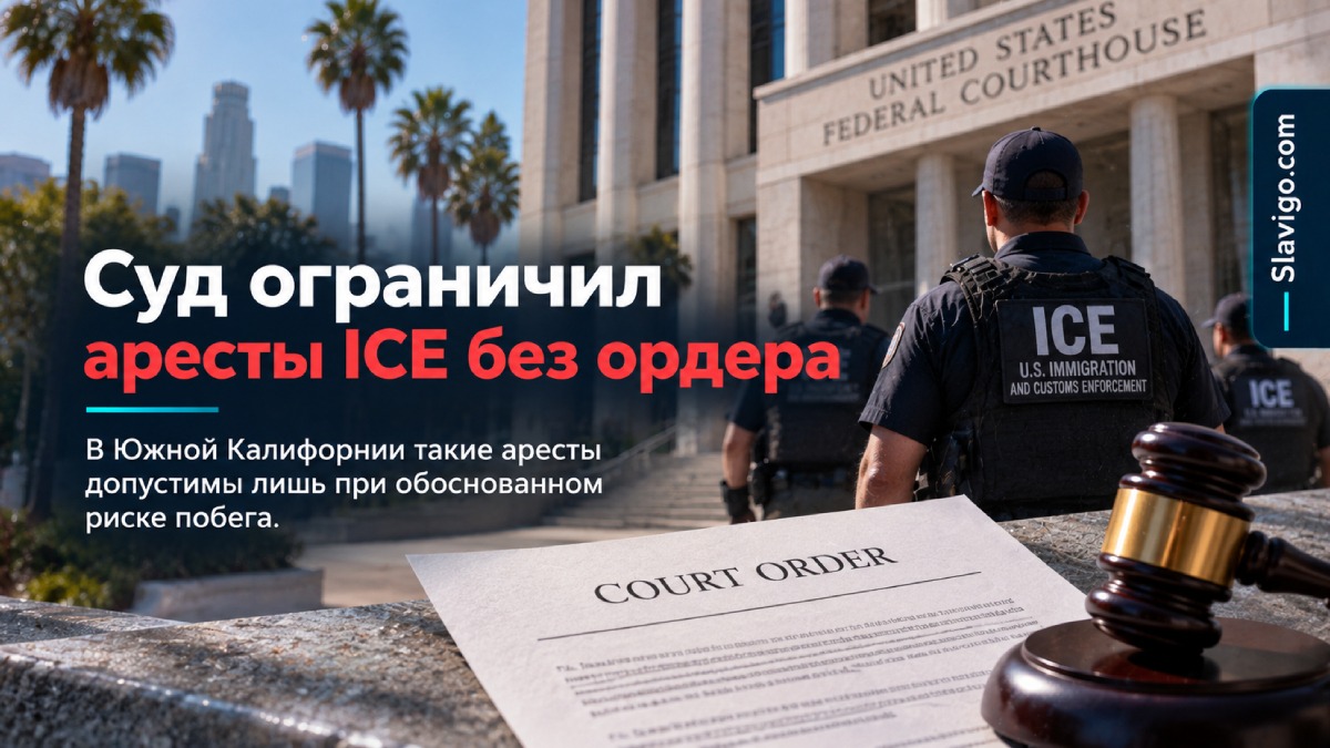 Федеральный суд ограничил безордерные иммиграционные аресты в Южной Калифорнии