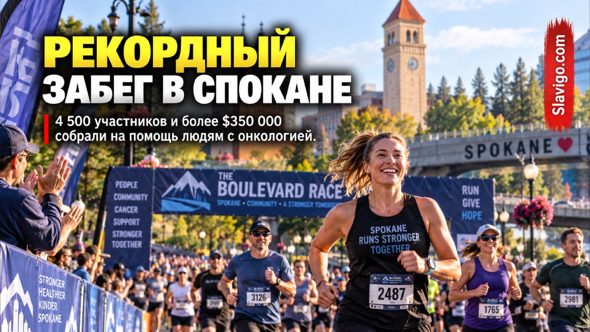 Boulevard Race в Spokane собрал рекордные 4 500 участников и более $350 тысяч на помощь онкопациентам