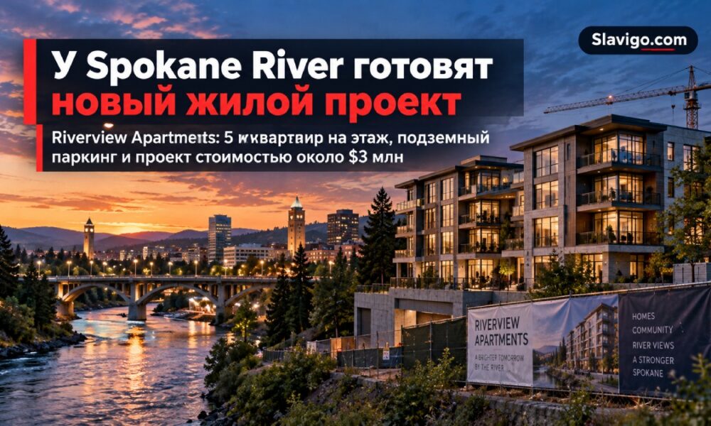 В Spokane планируют новые квартиры у реки, девять коммерческих зданий и fourplex на South Hill