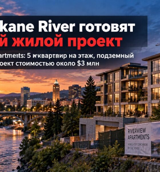 В Spokane планируют новые квартиры у реки, девять коммерческих зданий и fourplex на South Hill