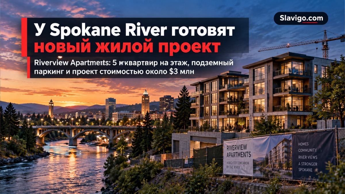 В Spokane планируют новые квартиры у реки, девять коммерческих зданий и fourplex на South Hill