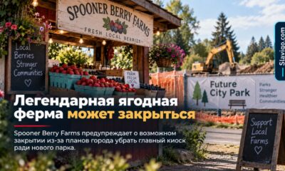 Spooner Berry Farms предупреждает о возможном закрытии стойки в Olympia из-за проекта парка