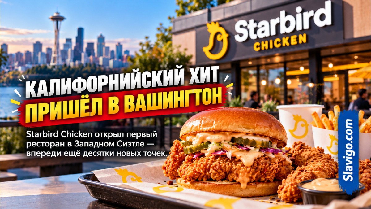 Starbird Chicken открыл первый ресторан в Washington — в West Seattle