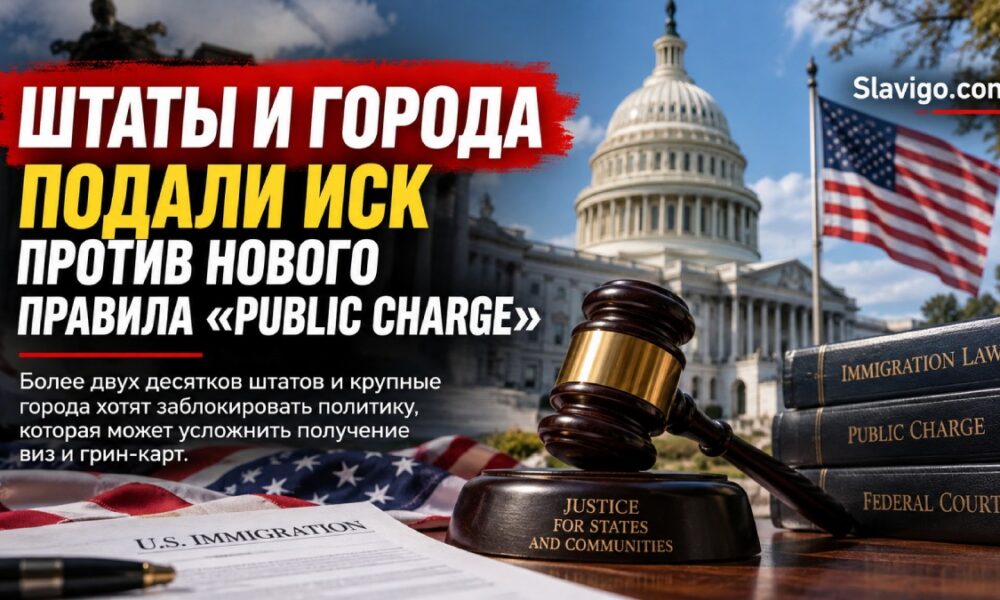 Судебные иски против нового правила public charge в США