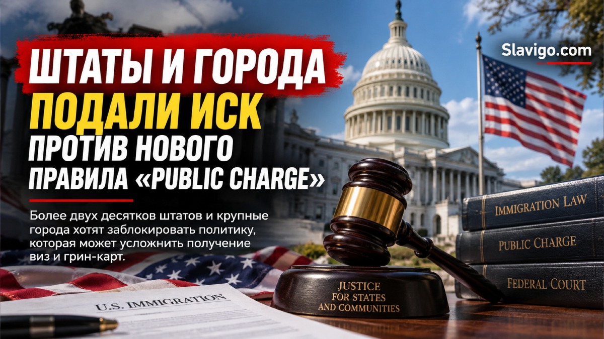 Судебные иски против нового правила public charge в США