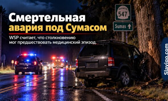 Около Sumas водитель погиб после съезда с SR 547: WSP предполагает медицинский эпизод
