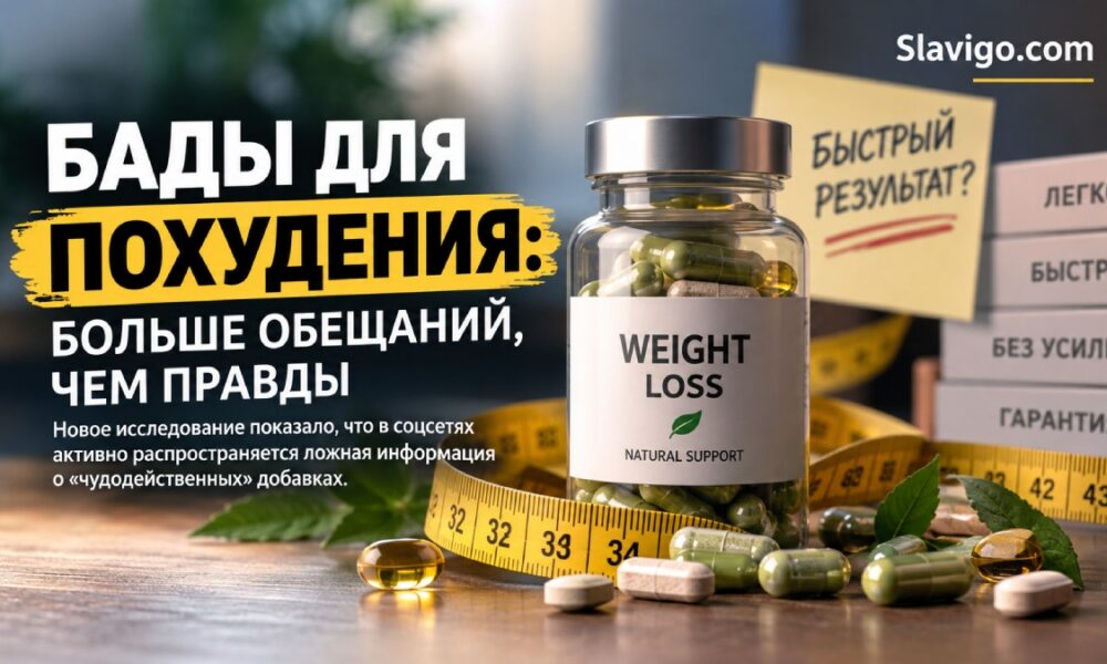 Добавки и похудение возглавили темы дезинформации о питании в соцсетях