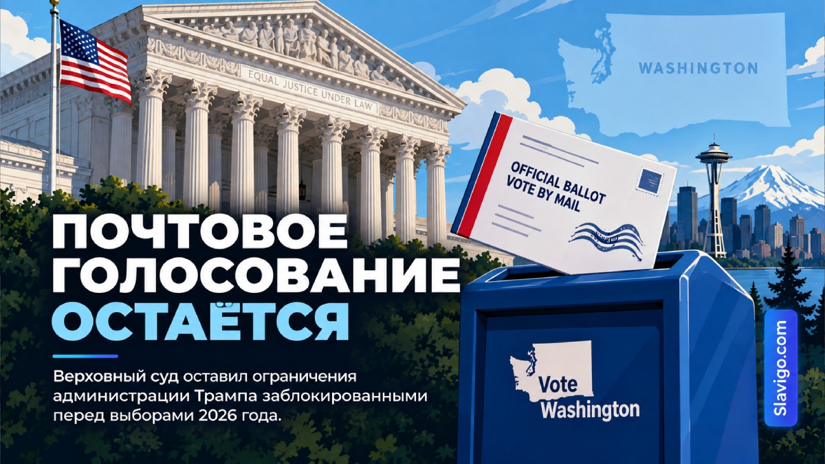 После решения Верховного суда правила голосования по почте в Washington пока не меняются