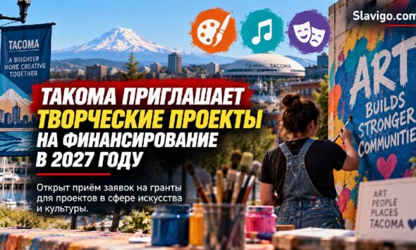 Tacoma открыла приём заявок на гранты для общественных арт-проектов 2027 года