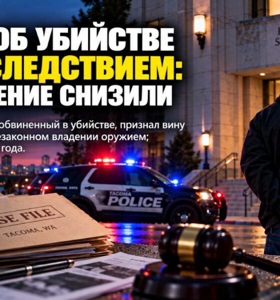 В Tacoma мужчина признал вину по сокращённым обвинениям после смертельной перестрелки