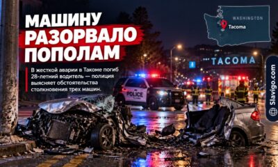 В Tacoma погиб 28-летний водитель после тройного ДТП на Portland Avenue