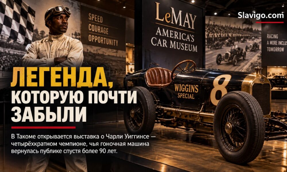 В музее LeMay в Tacoma открывается выставка о легендарном гонщике Charlie Wiggins