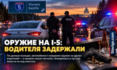 В Thurston County задержали водителя после сообщений о пистолете, направленном на автомобилистов