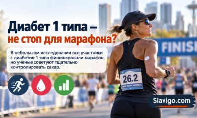 Марафон при диабете 1 типа: небольшое исследование выявило ограничения датчиков глюкозы