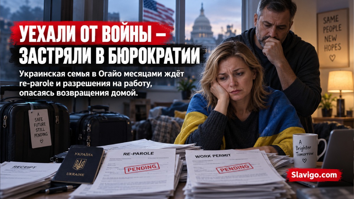 Украинская семья в Огайо ожидает решения USCIS по re-parole