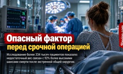 Недостаточный вес и хрупкость связали с худшими исходами после экстренной операции