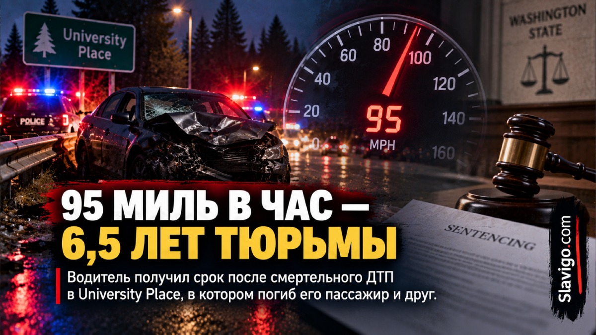 В University Place водителю дали 6,5 года за смертельное ДТП на скорости 95 миль в час