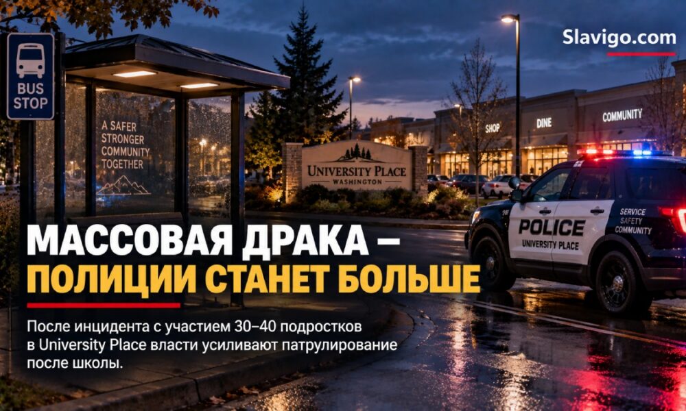 После массовой драки подростков в University Place усилят полицейское присутствие