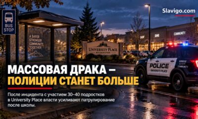 После массовой драки подростков в University Place усилят полицейское присутствие