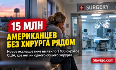 15 миллионов американцев живут в округах без общего хирурга