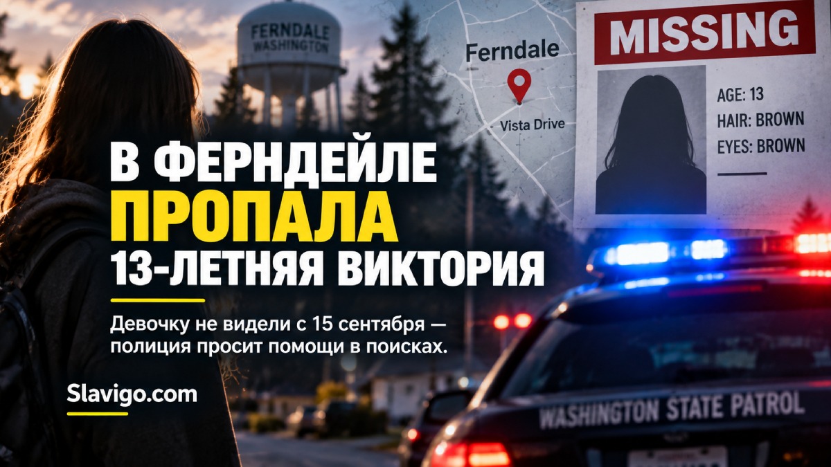 WSP объявила MIPA Alert для пропавшей 13-летней Victoria Mervine из Ferndale