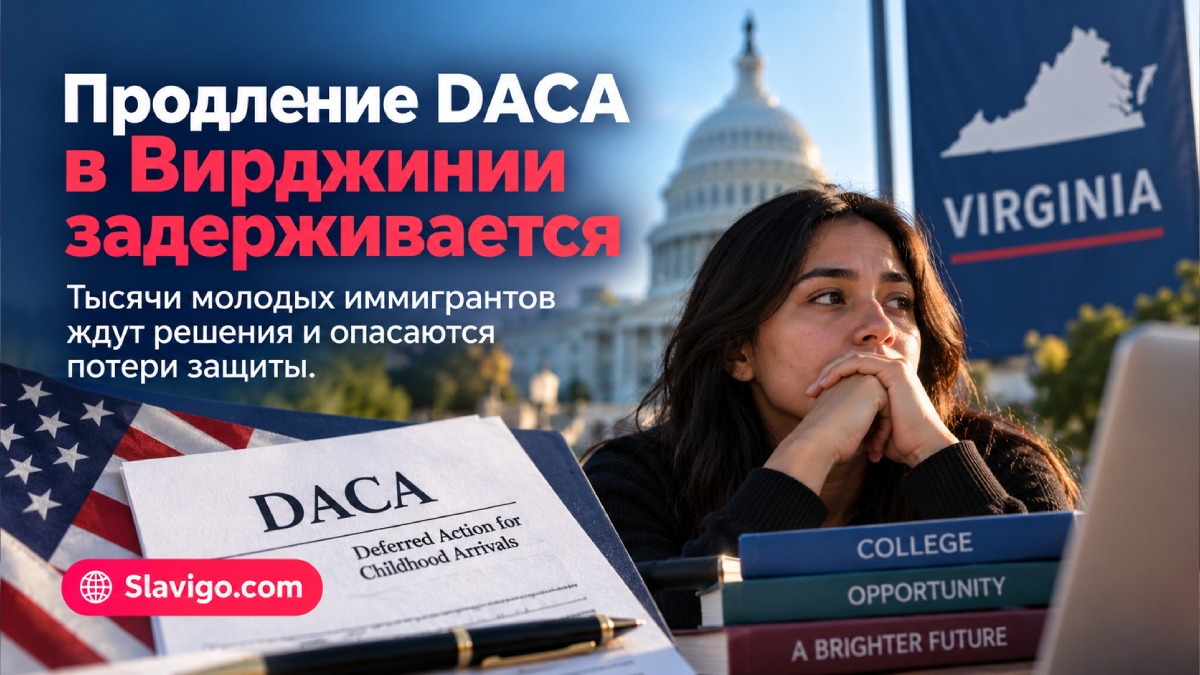 Задержки продления DACA и разрешений на работу в Вирджинии