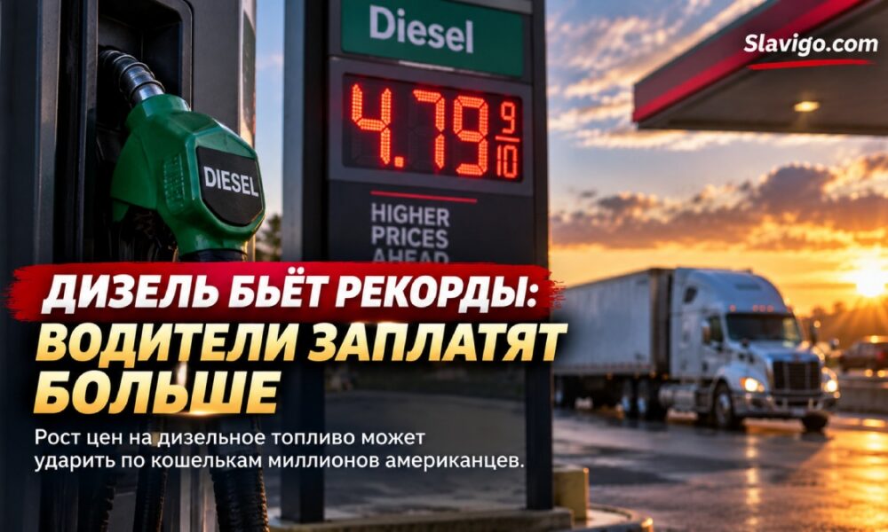 Средняя цена дизеля в Washington достигла $7,16 за галлон