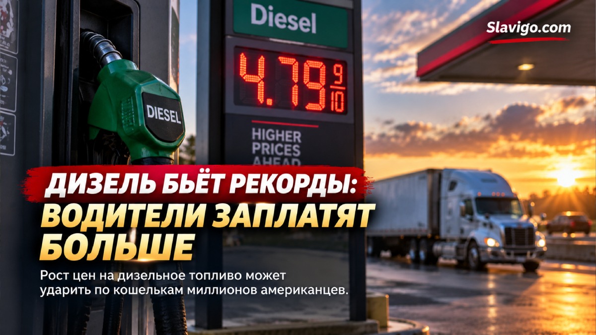 Средняя цена дизеля в Washington достигла $7,16 за галлон