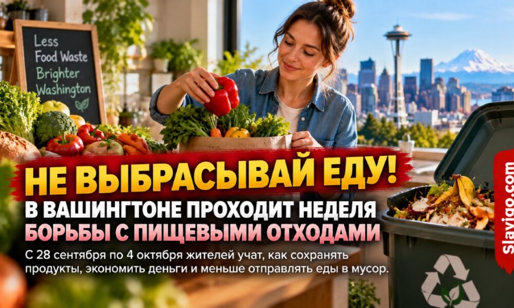 В Washington проходит Food Waste Prevention Week с мероприятиями по всему штату