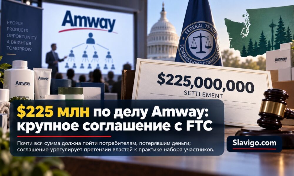 Washington и FTC достигли соглашения с Amway на $225 млн