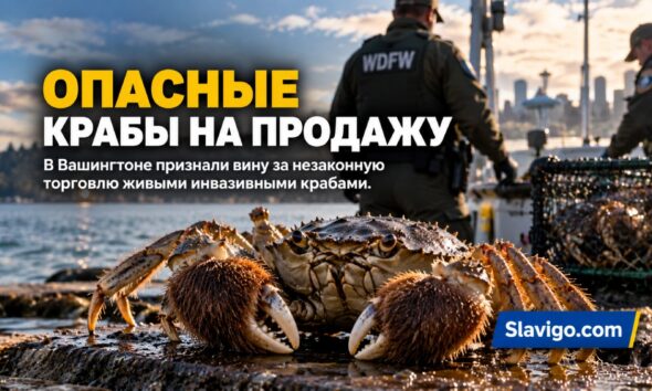 В Washington добились guilty plea по делу о незаконной продаже живых mitten crabs