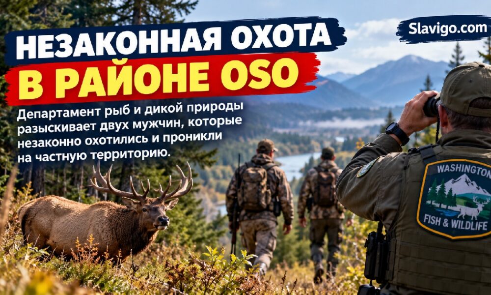 WDFW разыскивает двух мужчин по делу о незаконной добыче медведя в Oso
