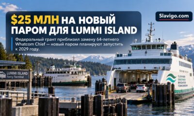Whatcom County получил федеральные $25 млн на новый паром Lummi Island