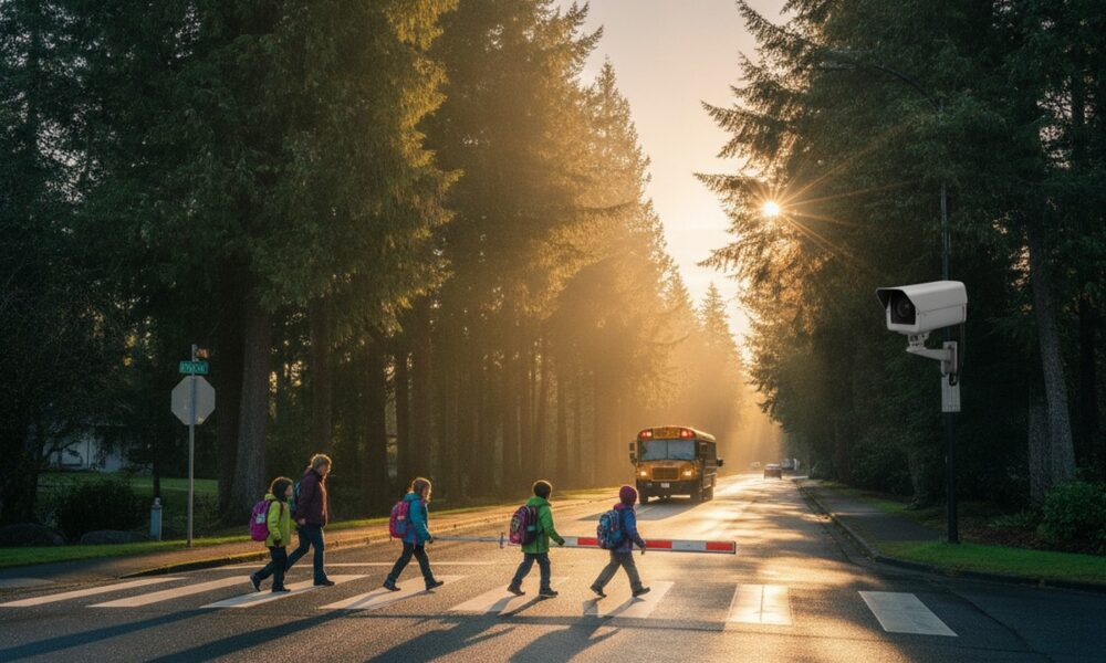 В школьных зонах Woodinville заработали камеры скорости