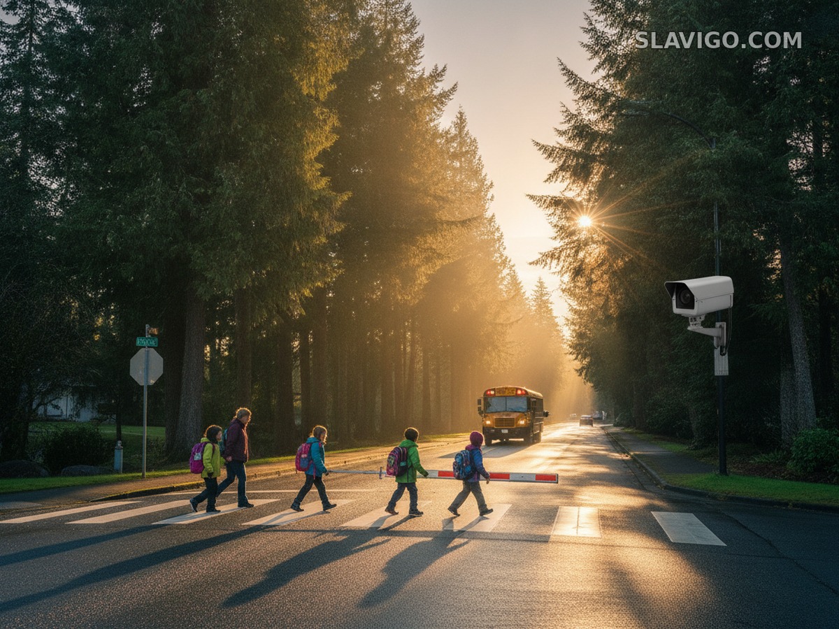В школьных зонах Woodinville заработали камеры скорости