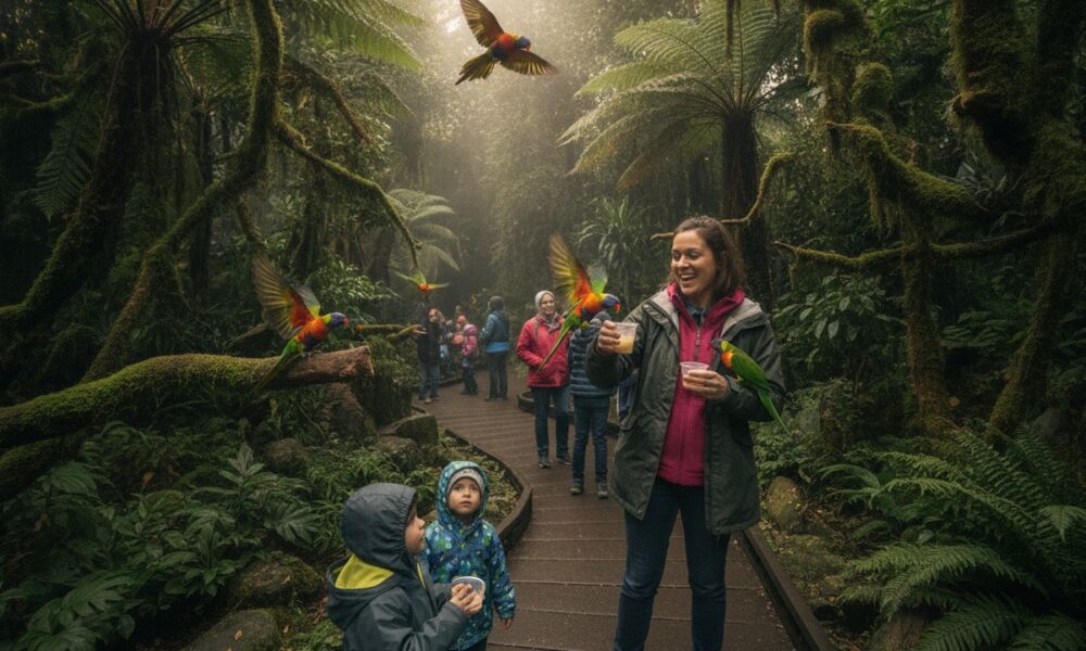 В Woodland Park Zoo открывают вольер Lorikeet Landing