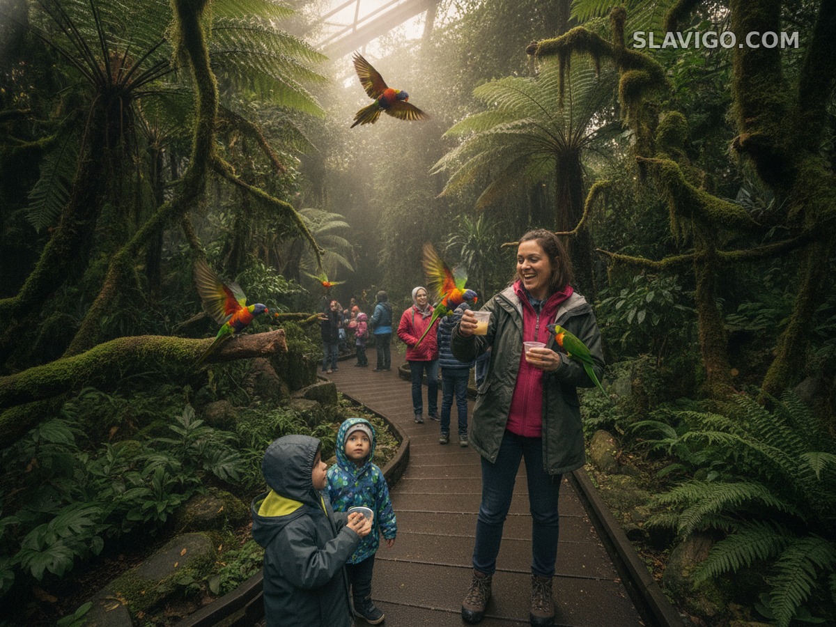 В Woodland Park Zoo открывают вольер Lorikeet Landing