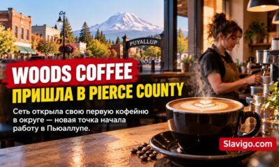 Woods Coffee открыл первую точку в Pierce County — в Puyallup