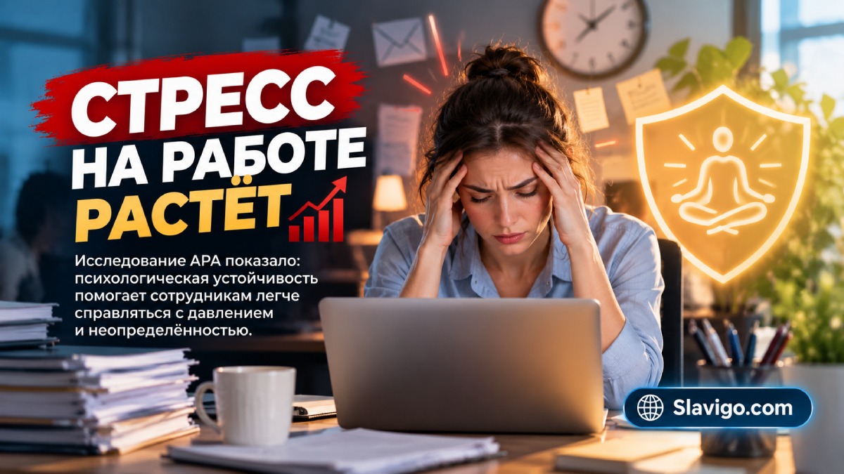 Почти половина работников США регулярно испытывают стресс в течение рабочего дня — опрос APA