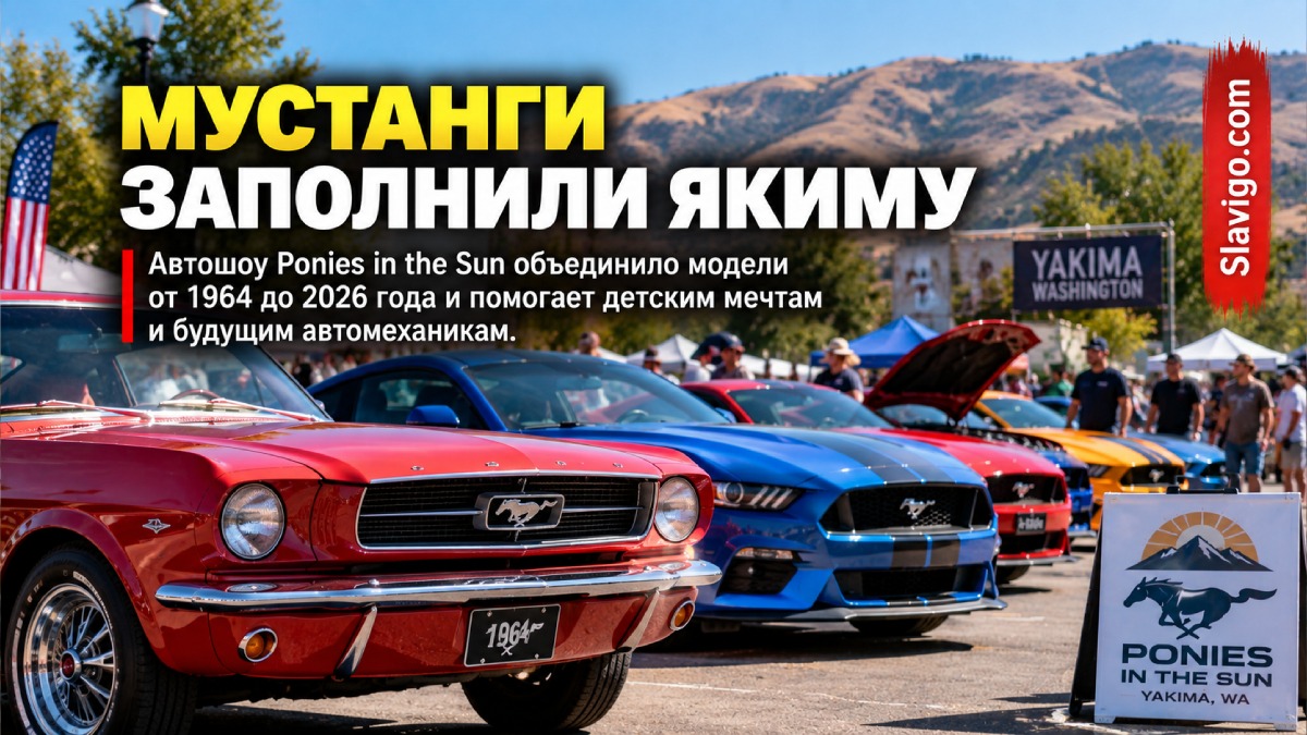 В Yakima прошёл 34-й Ponies in the Sun: автоклуб собирает помощь детям и студентам